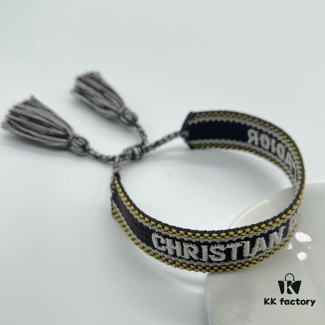 692ff9e599f2d84055c8e4a9 Dior Bracelet Top Version 🌟 Bottom Print Logo Clear, Full and Rounded ‼️ ZP Used for Sample Making, Already Quite Dirty and Old, One Very Noteworthy ️ Detail Is That the Letter Font Is Slightly Crooked, Not Perfectly Aligned. Authentic Sample Inspired 🌟 Vintage Aesthetic with Distressed Look, Upgraded Materials and Complex Craftsmanship, Worn by Numerous Celebrities – Grab Yours Now! New Colors Continuously Updated...