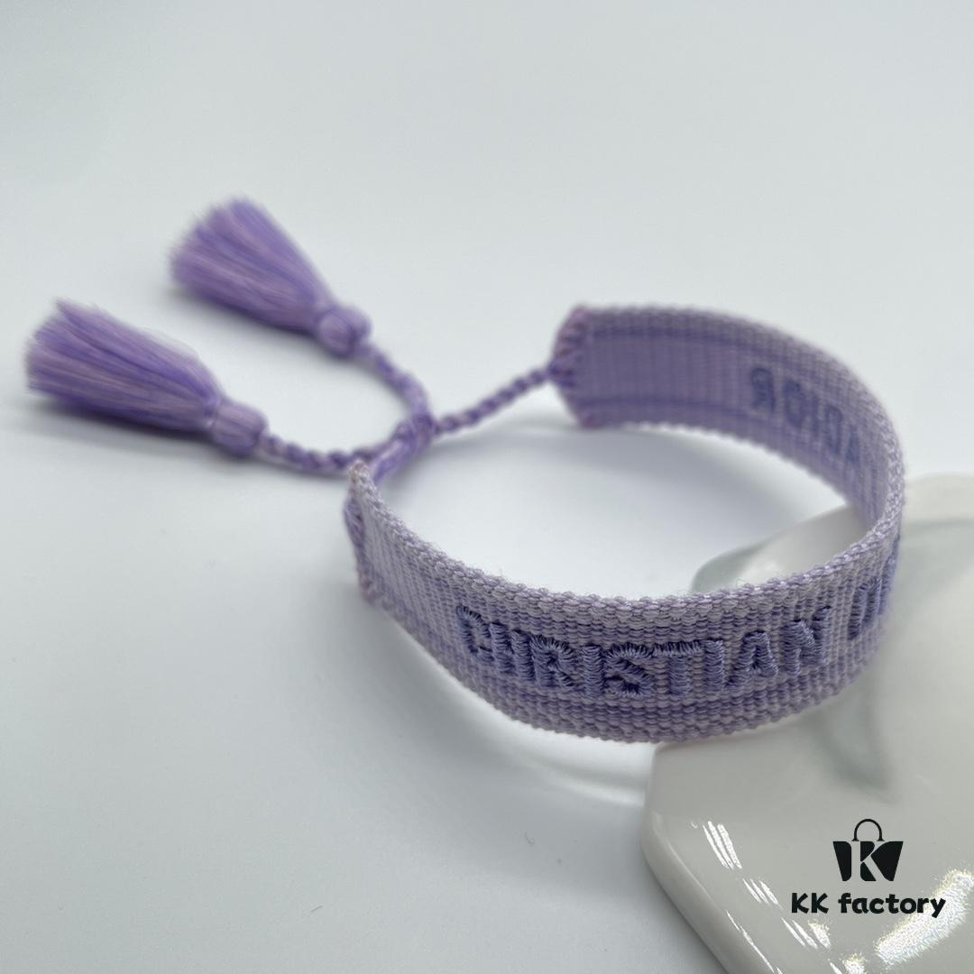 Dior Bracelet Highest Version - Clear and Full Logo Print at Bottom