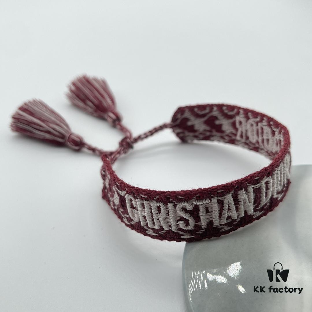692ffa2f99f2d84055c8e525 Dior Bracelet Highest Version 🌟 Bottom Print Logo Clear, Full and Rounded ‼️ ZP Used for Prototype Already Old and Dirty, One Very Noteworthy ️ Detail Is the Deliberately Irregular, Handwritten-Like Font Style, Not Perfectly Aligned. Authentic Design Reference 🌟 Vintage Aesthetic with Distressed Look, Upgraded Materials and Complex Craftsmanship, Worn by Numerous Celebrities – Get Yours Now! New Colors Continuously Updated...