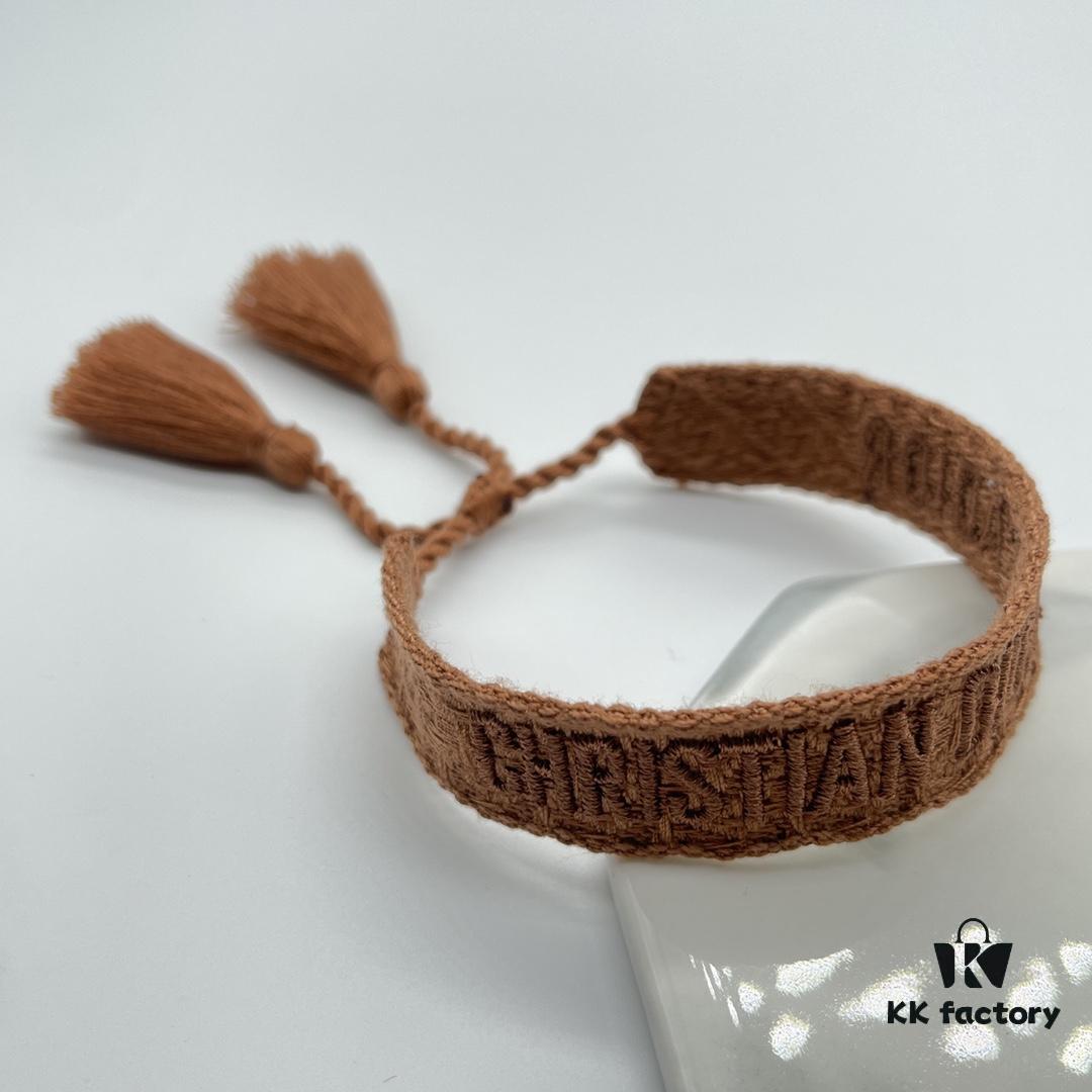 Dior Bracelet Highest Version - Clear and Full Logo Print at Bottom