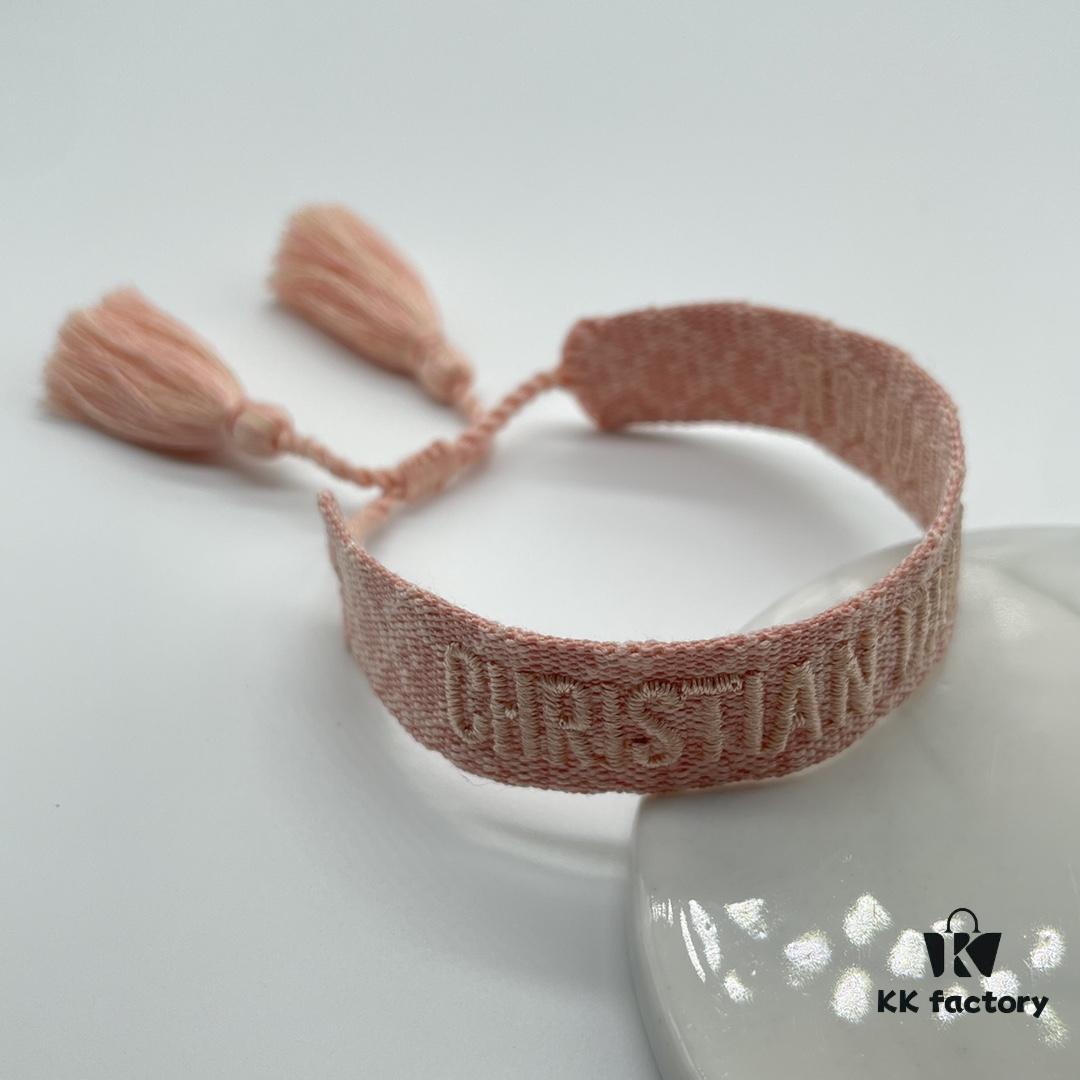 Dior Bracelet Highest Version - Clear Bottom Print Logo, Retro Aged Style with Upgraded Material and Complex Craftsmanship, Popular Among Celebrities