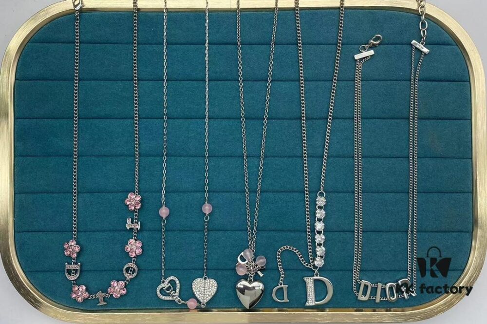 692ffa7a99f2d84055c8e58d Dior Necklace Collection Compilation
