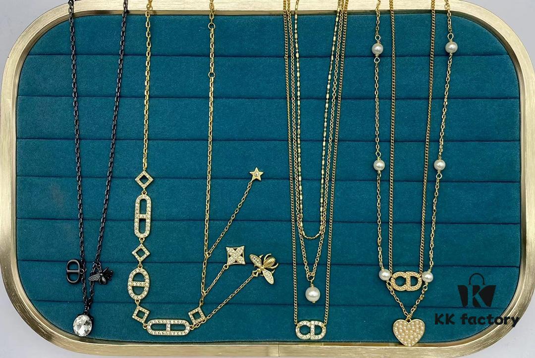 Dior Necklace Collection Compilation