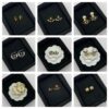 Dior Classic Stud Earrings Collection