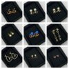 Dior Classic Stud Earrings Collection