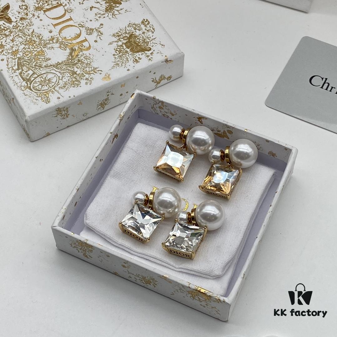 Dior Classic Pearl Stud Earrings