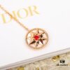 692ffba299f2d84055c8e6d1 Dior Compass Diamond-Paved Pendant Necklace