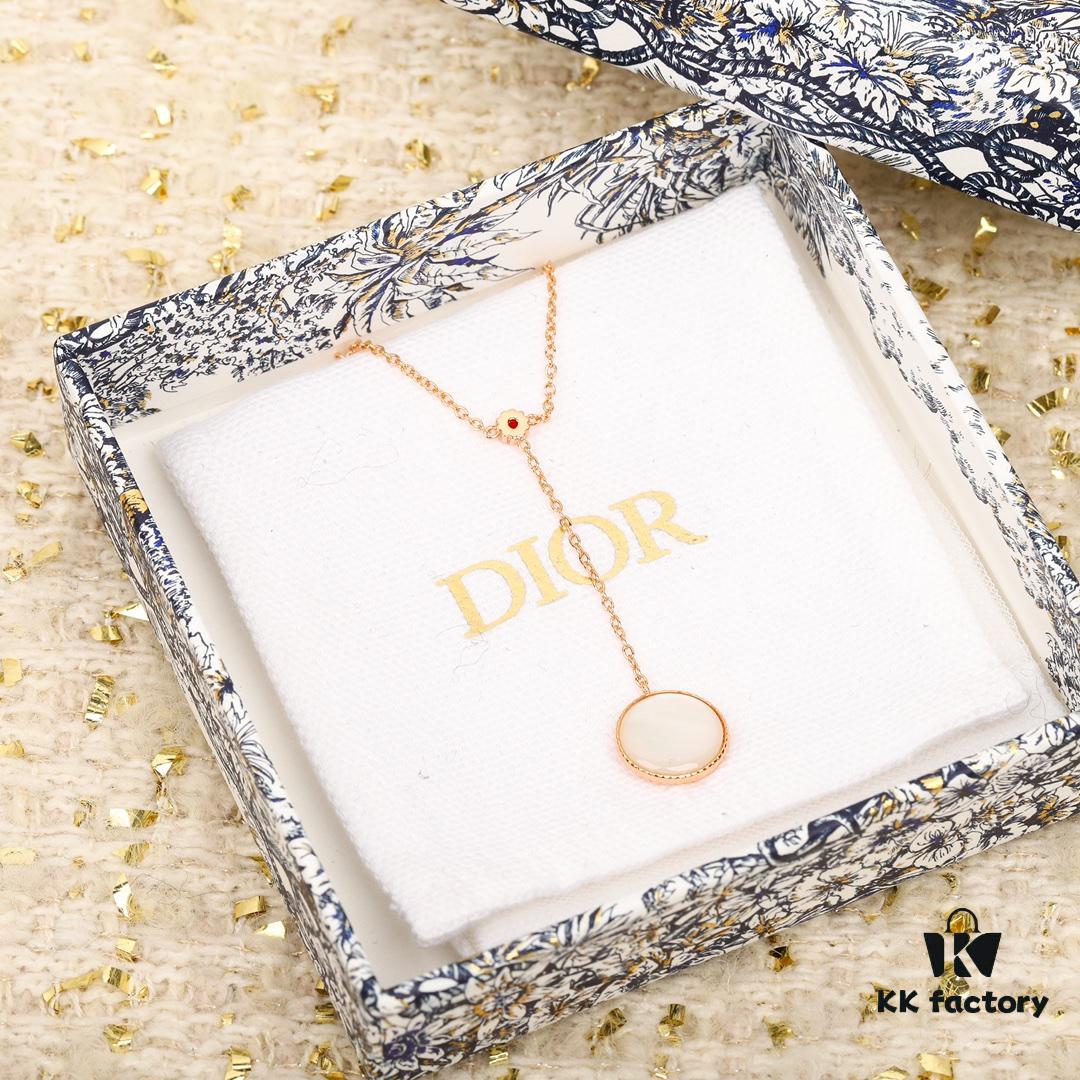 692ffba299f2d84055c8e6d2 Dior Compass Diamond-Paved Pendant Necklace