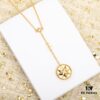 692ffba999f2d84055c8e6d8 Dior Eight-Pointed Star Compass Diamond-Paved Pendant Necklace
