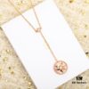 692ffbb199f2d84055c8e6dc Dior Eight-Pointed Star Compass Diamond-Paved Pendant Necklace