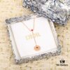 692ffbcd99f2d84055c8e6ee Dior Compass Diamond-Paved Pendant Necklace
