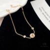 692ffbcf99f2d84055c8e6f1 New Compass Bracelet with Dual Diamonds and Reversible Design – Lucky Octagram Style in Ruby Rose Gold and Yellow Gold White Mother-of-Pearl