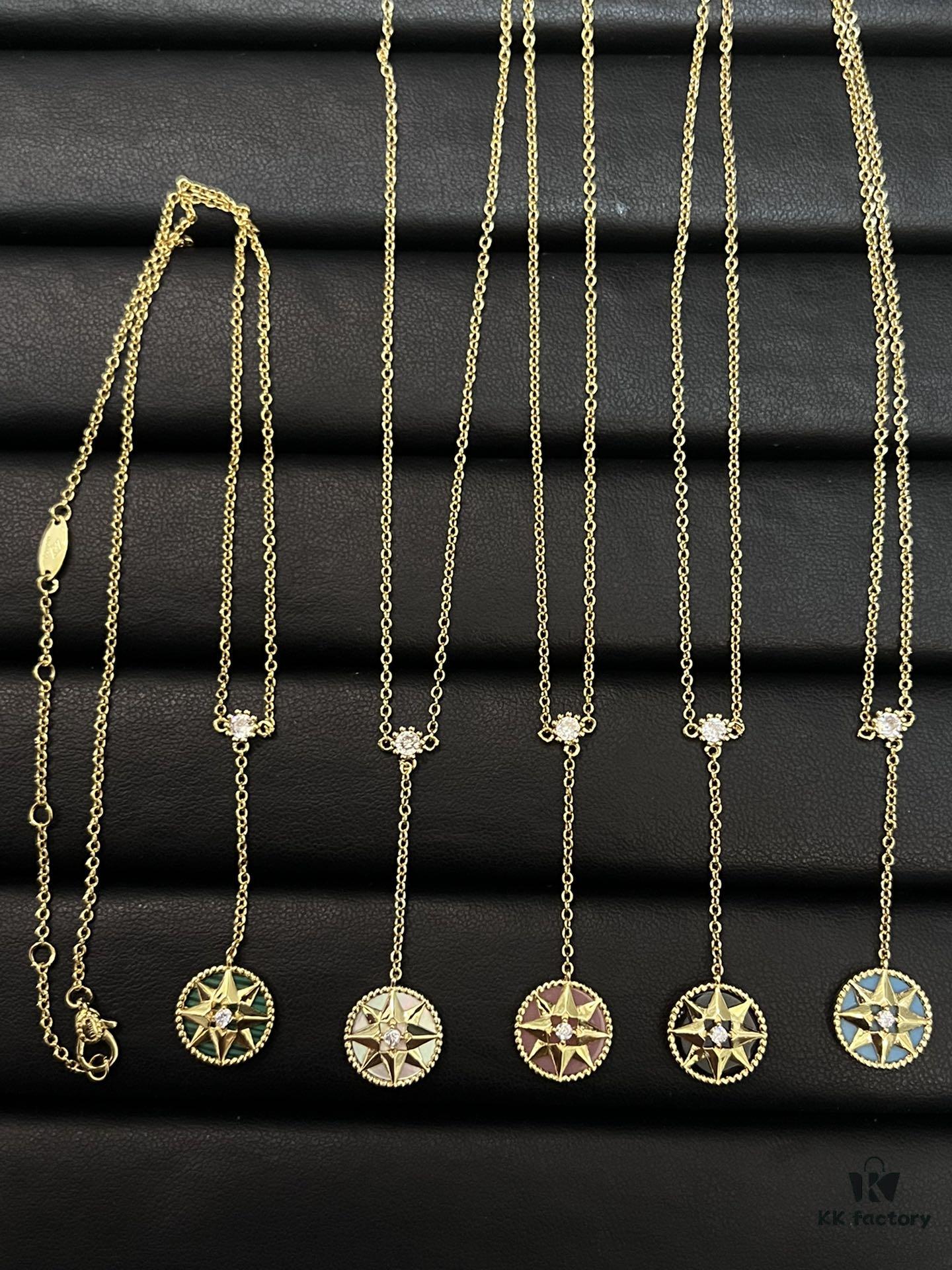Dior New Eight-Pointed Star Compass Necklace