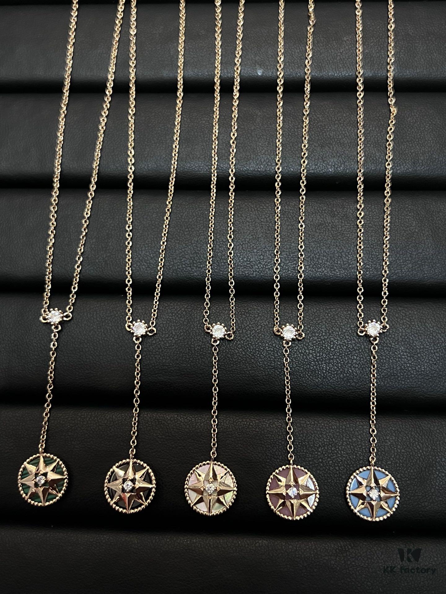 Dior New Eight-Pointed Star Compass Necklace