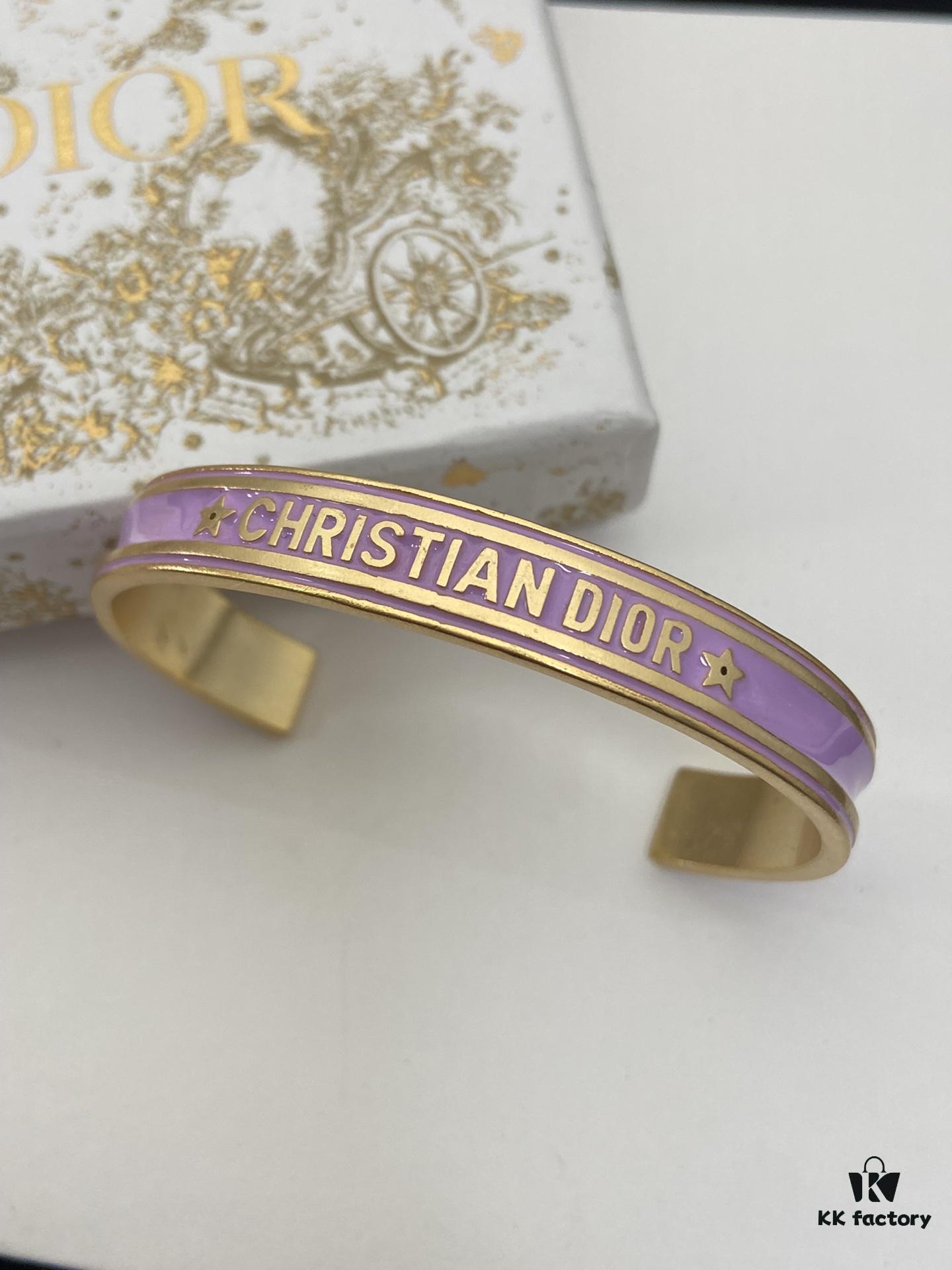 692ffbfc99f2d84055c8e727 Dior 23 Year Code Amethyst Purple Enamel Diamond-Paved Ring Set with Bracelet