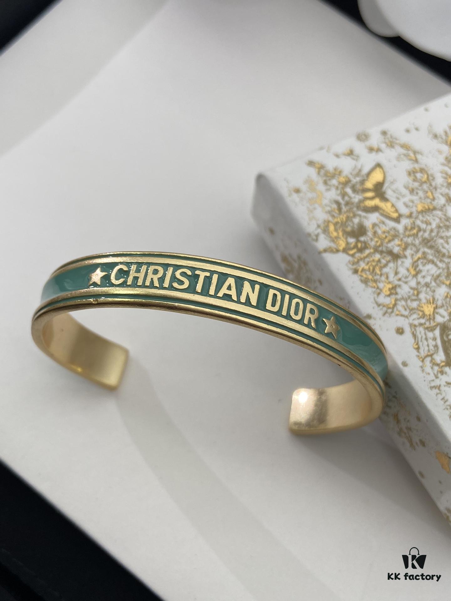 692ffbff99f2d84055c8e72b Dior 23 Code Enamel Green Diamond Trilogy Ring Set with Bracelet