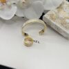 Dior 23 Code White Enamel Diamond-Cut Ring Trio with Bracelet