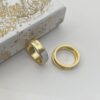 Dior 23 Code White Enamel Diamond-Cut Ring Trio with Bracelet