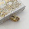 692ffc0799f2d84055c8e738 Dior 23 Code Black Letter Enamel Diamond-Paved Ring Trio Set with Bracelet 🖤