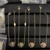 Dior Compass Original Buckle Bracelet in Rose Gold, Gold, Black, White, Pink, Green