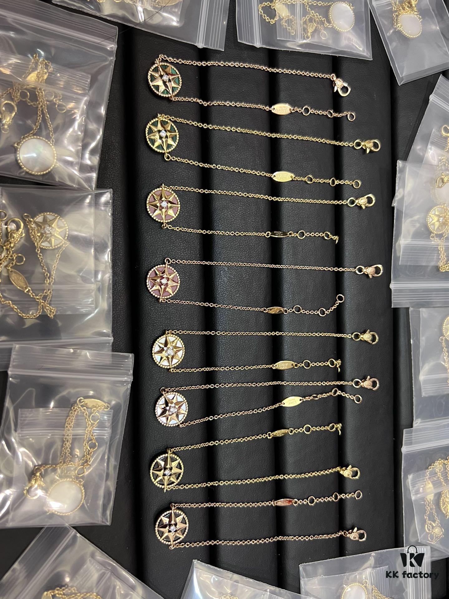 Dior Compass Original Buckle Bracelet in Rose Gold, Gold, Black, White, Pink, Green