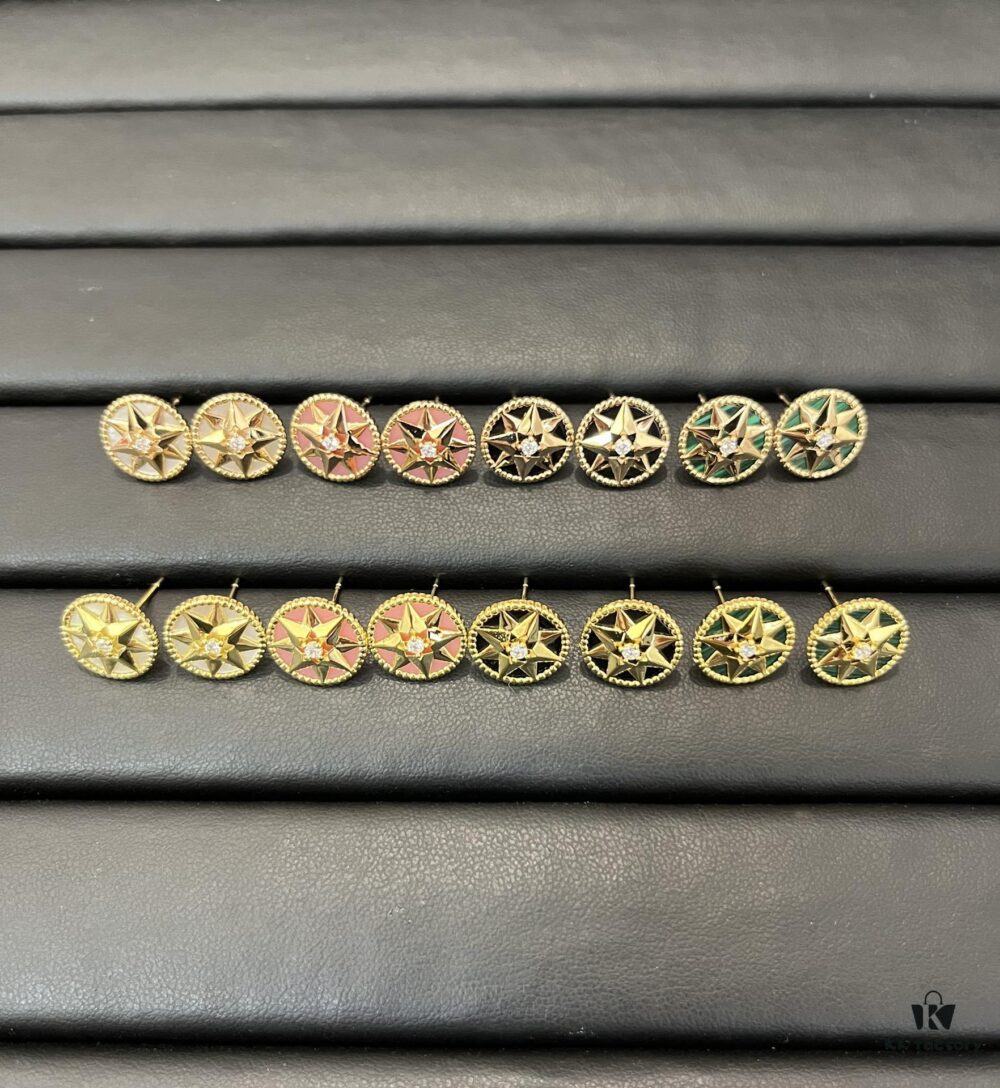 692ffc3099f2d84055c8e76a Dior Compass Stud Earrings