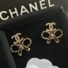 Xiaoxiang New Model Bow Double C Stud Earrings 3