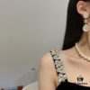 692ffc6899f2d84055c8e7a6 Xiaoxiang New Sunflower Earrings, Luxury Full Diamond Pearl Drop Design, Elegant and Stylish for Daily Wear