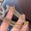 692ffc6d99f2d84055c8e7aa Xiaoxiang New Tassel Brooch, White Full Diamond Double C with Gold and Silver Chain, Elegant and Stylish Brooch with Rich Details, Beautiful When Worn, Genuine Quality Brass Material