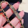 692ffc7699f2d84055c8e7b0 Xiaoxiang New Arrival Leather-Weave Necklace, Handwoven Black Leather with Classic Letter Pendant, Heavy Brass Craft Design
