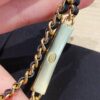 692ffc8099f2d84055c8e7b7 Xiaoxiang New Arrival Leather-Weave Necklace, Handwoven Black Leather with Classic Letter Pendant, Heavy Brass Craft Design