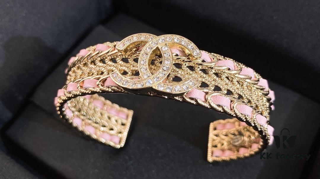 692ffc8899f2d84055c8e7c0 Xiaoxiang New Arrival 22chan Bestselling Pink Lambskin Bracelet 😍😍