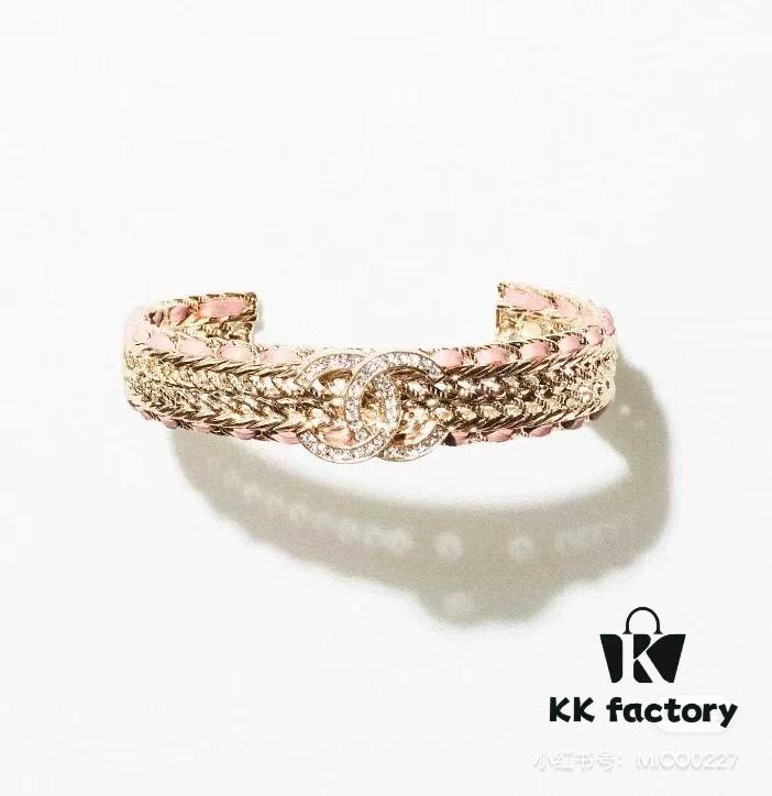 692ffc8999f2d84055c8e7c2 Xiaoxiang New Arrival 22chan Bestselling Pink Lambskin Bracelet 😍😍
