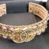 692ffc8a99f2d84055c8e7c3 Xiaoxiang New Arrival 22chan Bestselling Pink Lambskin Bracelet 😍😍