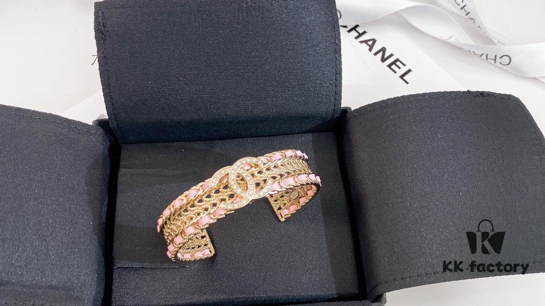 692ffc8a99f2d84055c8e7c4 Xiaoxiang New Arrival 22chan Bestselling Pink Lambskin Bracelet 😍😍