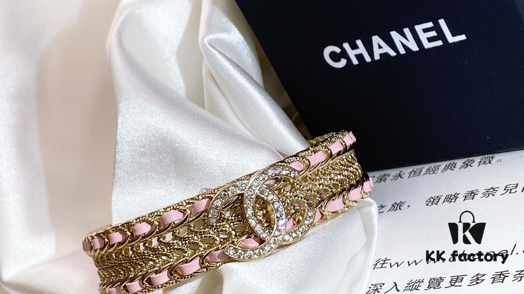 692ffc8b99f2d84055c8e7c6 Xiaoxiang New Arrival 22chan Bestselling Pink Lambskin Bracelet 😍😍