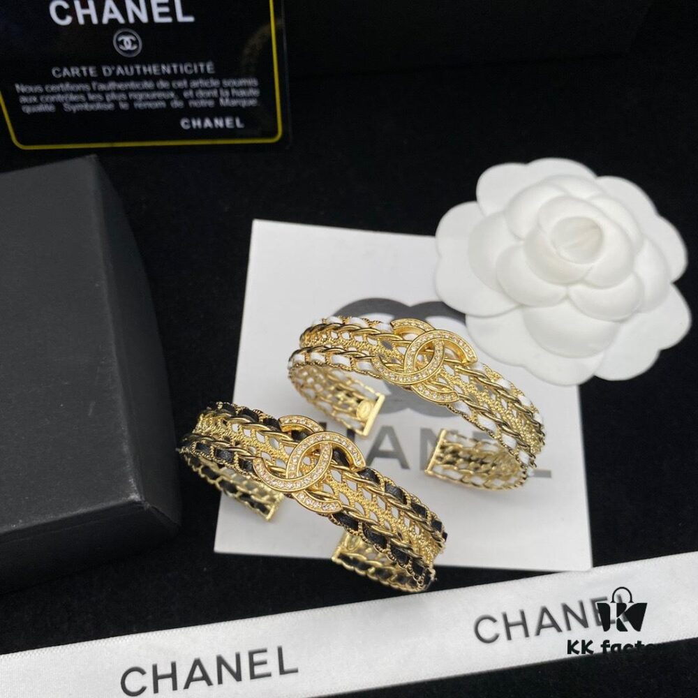 692ffc8d99f2d84055c8e7c8 Xiaoxiang New 22 Bestseller Black and White Leather Cuff Bracelet 😍😍