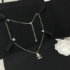 CHANE New Style Pink Round Diamond Collar Necklace Long Chain