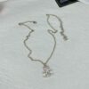 CHANE New Style Pink Round Diamond Collar Necklace Long Chain