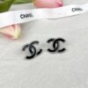 692ffcbd99f2d84055c8e804 CHANE New 2023B Black Enamel Double C Drip Earrings