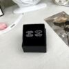 692ffcbe99f2d84055c8e806 CHANE New 2023B Black Enamel Double C Drip Earrings