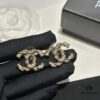 692ffcc899f2d84055c8e812 Xiao Xiang New Twist Braided Double C Pearl Pink Diamond Stud Earrings