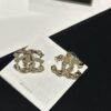 692ffccd99f2d84055c8e81b Xiao Xiang New Twist Braided Double C Pearl Pink Diamond Stud Earrings