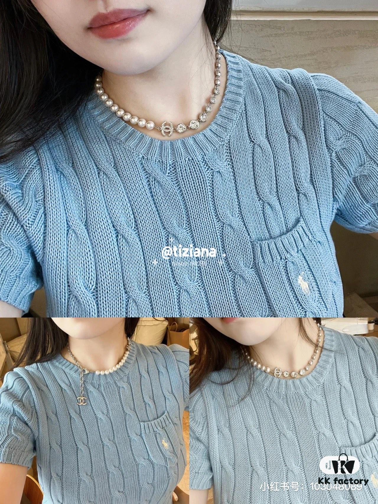 Xiaoxiang New Arrival Pearl and Rhinestone Choker Necklace