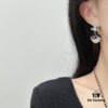 692ffcff99f2d84055c8e860 New Xiaoxiang Double C Black Pearl Earrings, Brand Fashion and Versatile