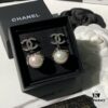 692ffd0399f2d84055c8e867 New Xiaoxiang Double C Black Pearl Earrings, Brand Fashion and Versatile