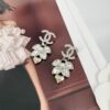692ffd0d99f2d84055c8e873 New Xiaoxiang Silver Wheat Ear Rhinestone ✨ Light Gold Heart Pendant Earrings ✨
