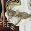Xiaoxiang New Arrival Heavy-Duty Five-Layer Chain Bow Pendant Necklace