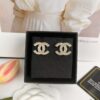 692ffd2399f2d84055c8e895 Xiaoxiang New Arrival Light Gold Full Diamond Double C Stud Earrings