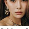 692ffd7c99f2d84055c8e90f Xiaoxiang New Rectangular Picture Frame Surrounding Flower Colorful Rhinestone Hollow Pendant Earrings